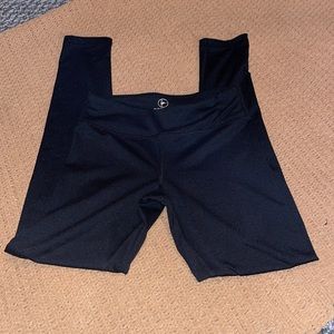 90 degree by reflex girls black leggings 12